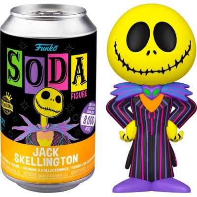FUNKO SODA FIGURE JACK SKELLINGTON BLACKLIGHT FUNKO