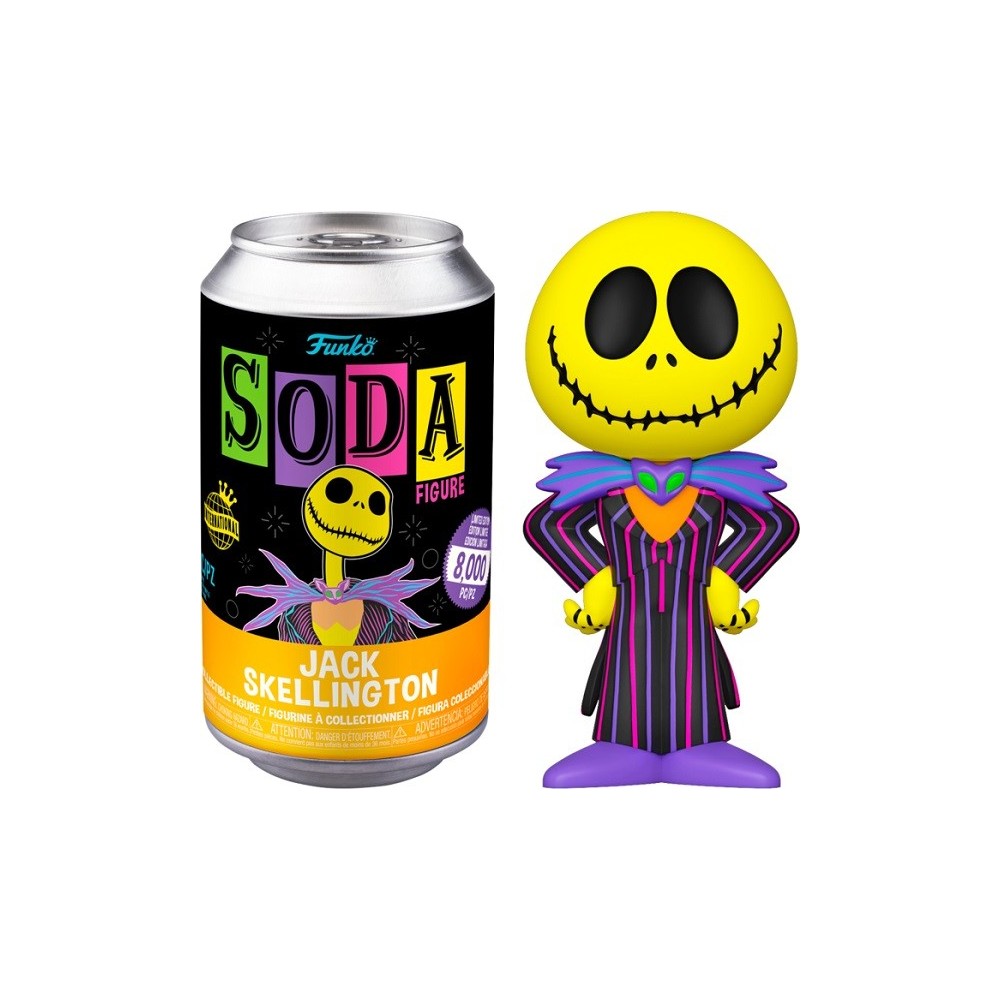 FUNKO SODA FIGURE JACK SKELLINGTON BLACKLIGHT FUNKO
