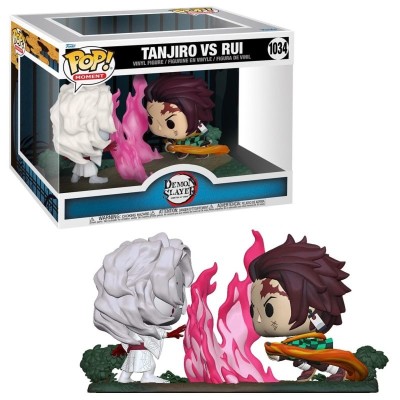 FUNKO POP! DEMON SLAYER TANJIRO VS RUI BOBBLE HEAD KNOCKER FIGURE FUNKO