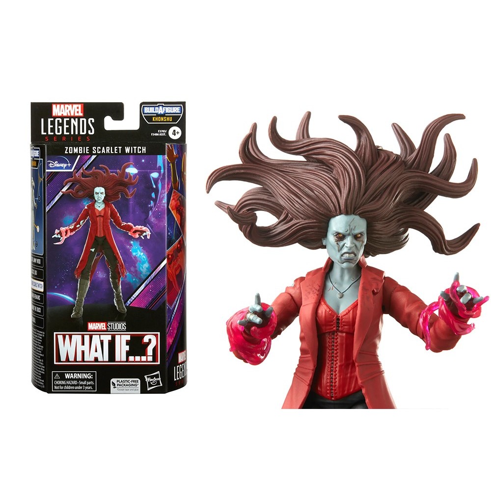 HASBRO MARVEL LEGENDS WHAT IF ZOMBIE SCARLET WITCH ACTION FIGURE