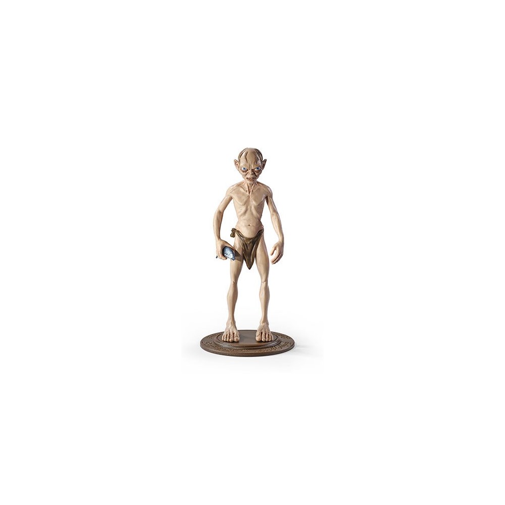 NOBLE COLLECTIONS THE LORD OF THE RINGS BENDYFIGS GOLLUM ACTION FIGURE
