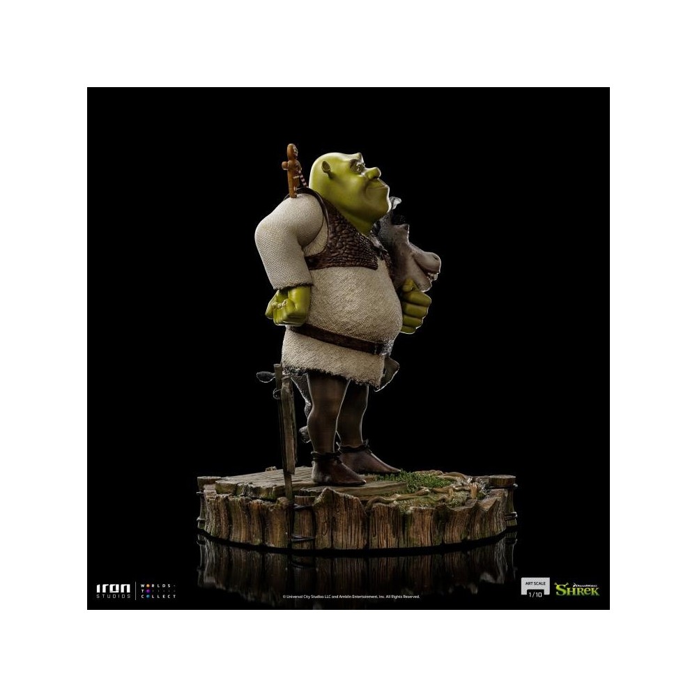IRON STUDIOS SHREK AND DONKEY ART SCALE 1/10 STATUE FIGURE