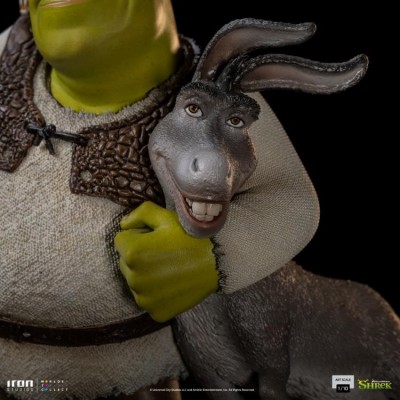 IRON STUDIOS SHREK AND DONKEY ART SCALE 1/10 STATUE FIGURE