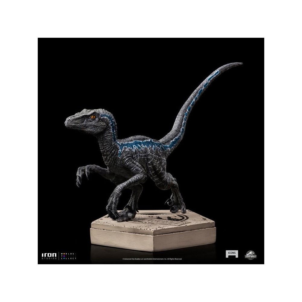 IRON STUDIOS JURASSIC WORLD BLUE STATUE ICONS FIGURE