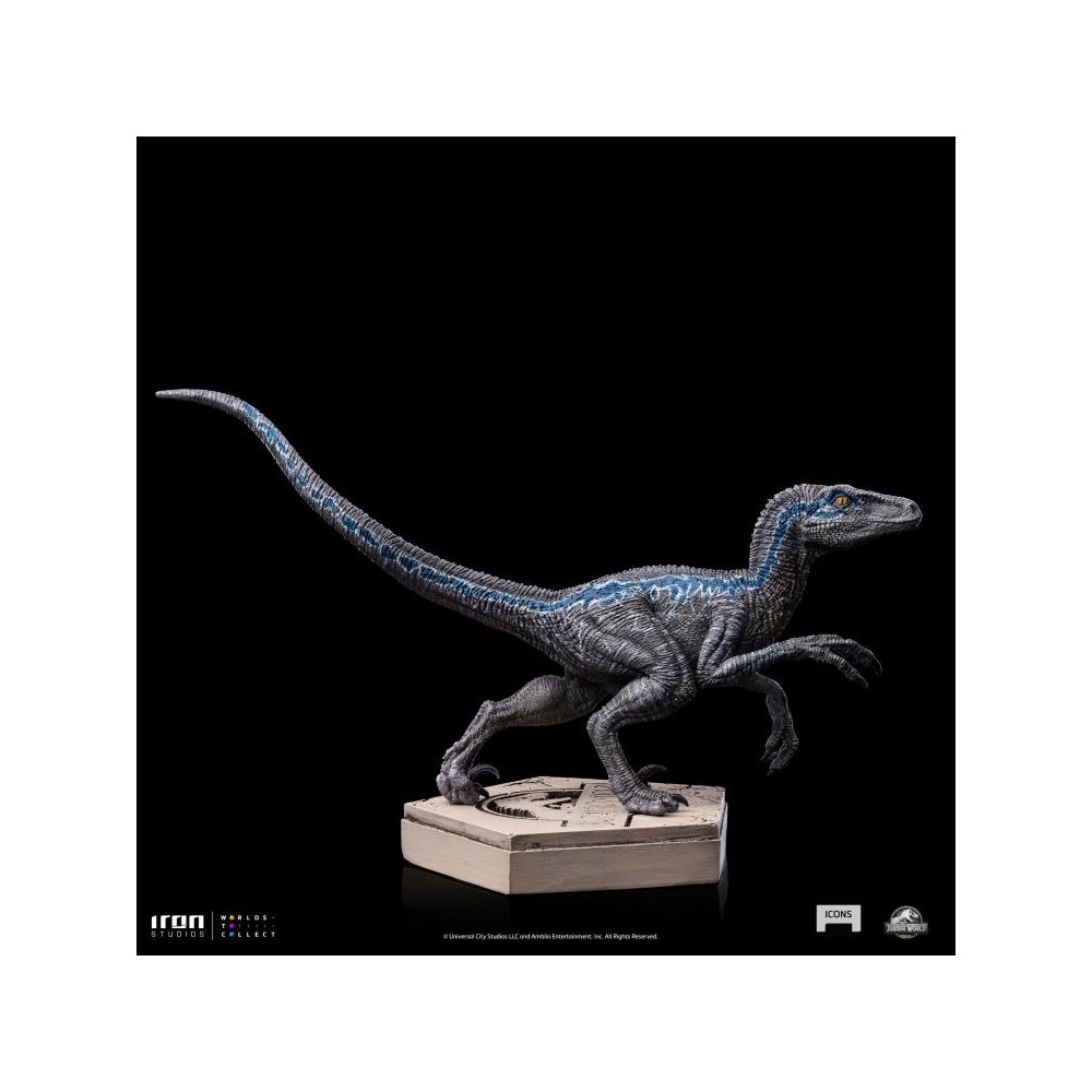 IRON STUDIOS JURASSIC WORLD BLUE STATUE ICONS FIGURE
