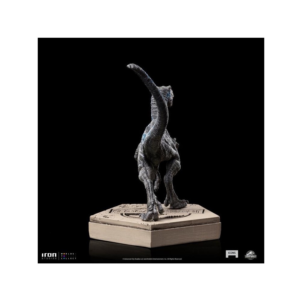 IRON STUDIOS JURASSIC WORLD BLUE STATUE ICONS FIGURE
