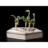 JURASSIC WORLD COMPSOGNATHUS STATUA ICONS FIGURE IRON STUDIOS