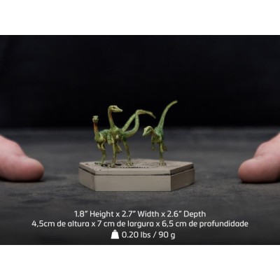 IRON STUDIOS JURASSIC WORLD COMPSOGNATHUS STATUE ICONS FIGURE