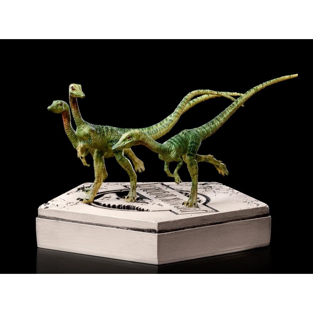 IRON STUDIOS JURASSIC WORLD COMPSOGNATHUS STATUE ICONS FIGURE