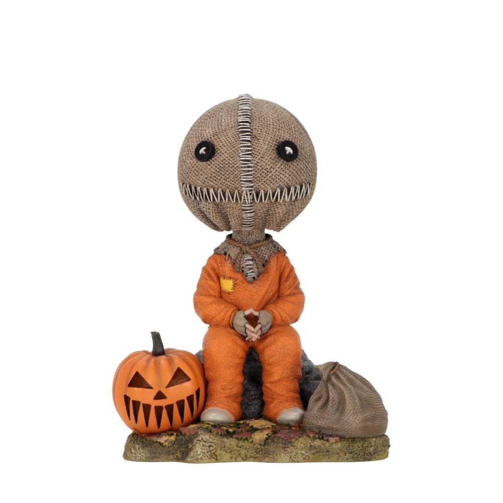 NECA TRICK R TREAT SAM HEADKNOCKER BOBBLE HEAD FIGURE