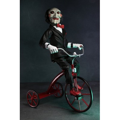 SAW L'ENIGMISTA BILLY THE PUPPET ON TRICYCLE 30CM ACTION FIGURE NECA