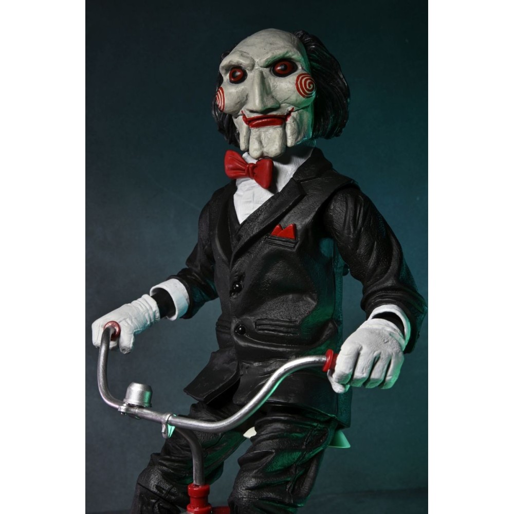 SAW L'ENIGMISTA BILLY THE PUPPET ON TRICYCLE 30CM ACTION FIGURE NECA