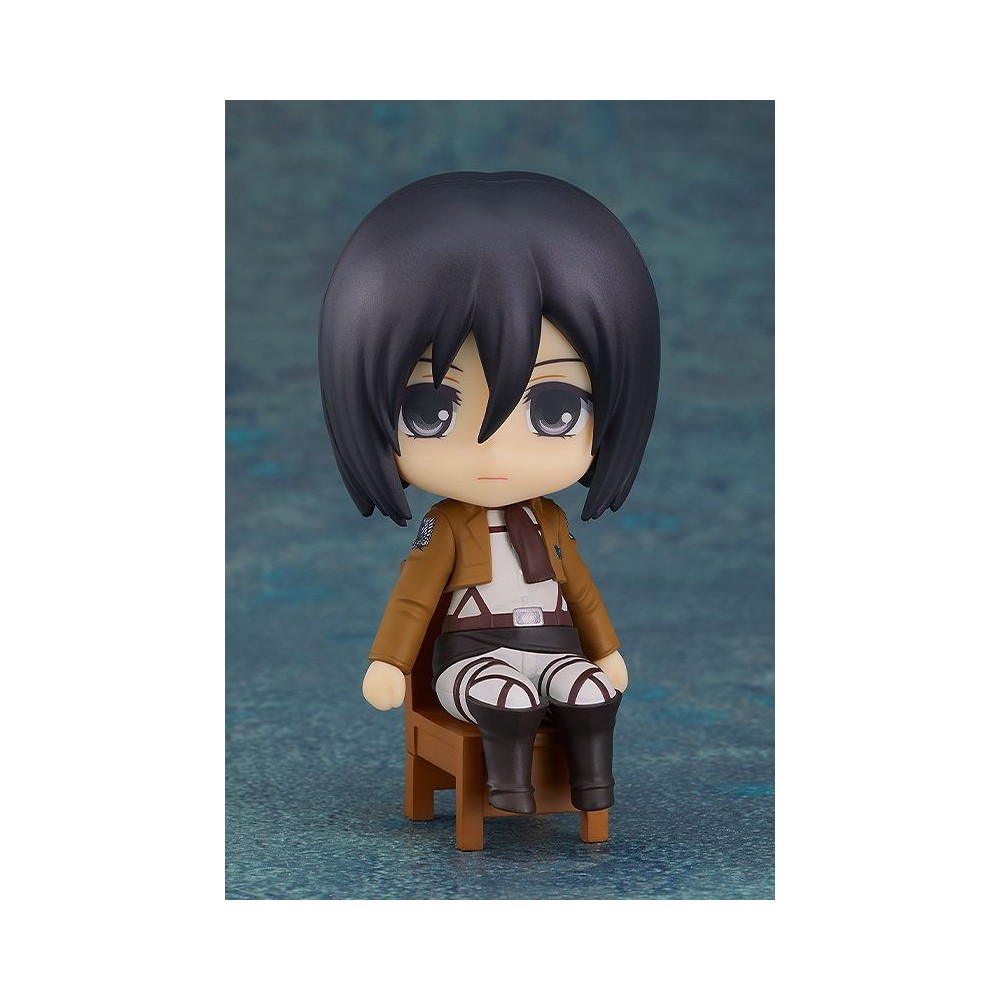 ATTACK ON TITAN MIKASA ACKERMAN NENDOROID SWACCHAO FIGURE GOOD SMILE COMPANY