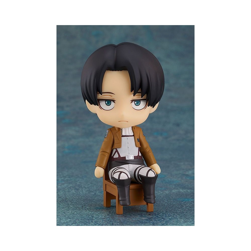 ATTACK ON TITAN LEVI ACKERMAN NENDOROID SWACCHAO FIGURE GOOD SMILE COMPANY