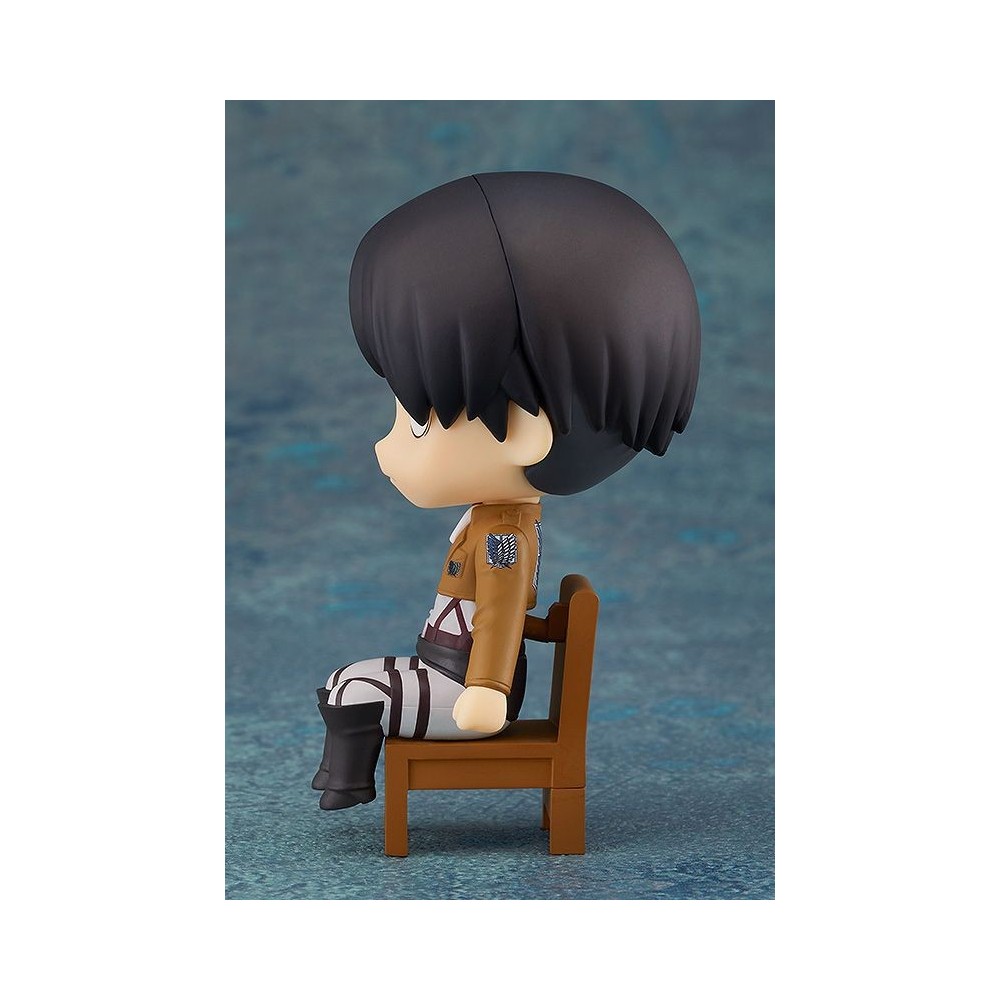 ATTACK ON TITAN LEVI ACKERMAN NENDOROID SWACCHAO FIGURE GOOD SMILE COMPANY