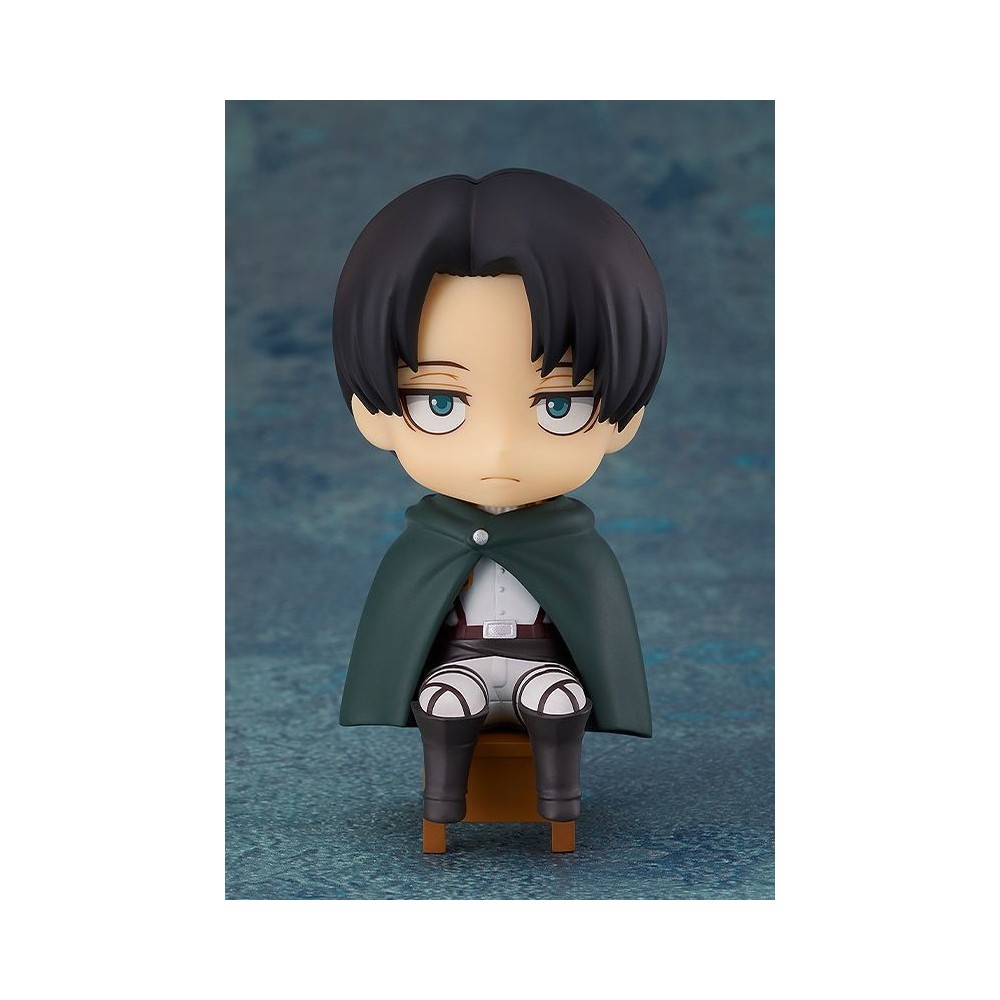 ATTACK ON TITAN LEVI ACKERMAN NENDOROID SWACCHAO FIGURE GOOD SMILE COMPANY
