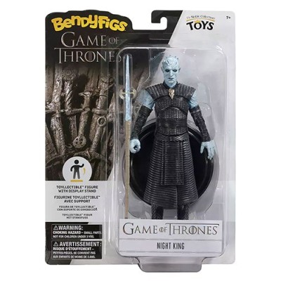 NOBLE COLLECTIONS GAME OF THRONES BENDYFIGS NIGHT KING ACTION FIGURE