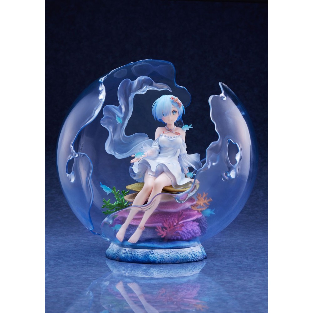 FURYU RE ZERO REM AQUA ORB 1/7 STATUE FIGURE