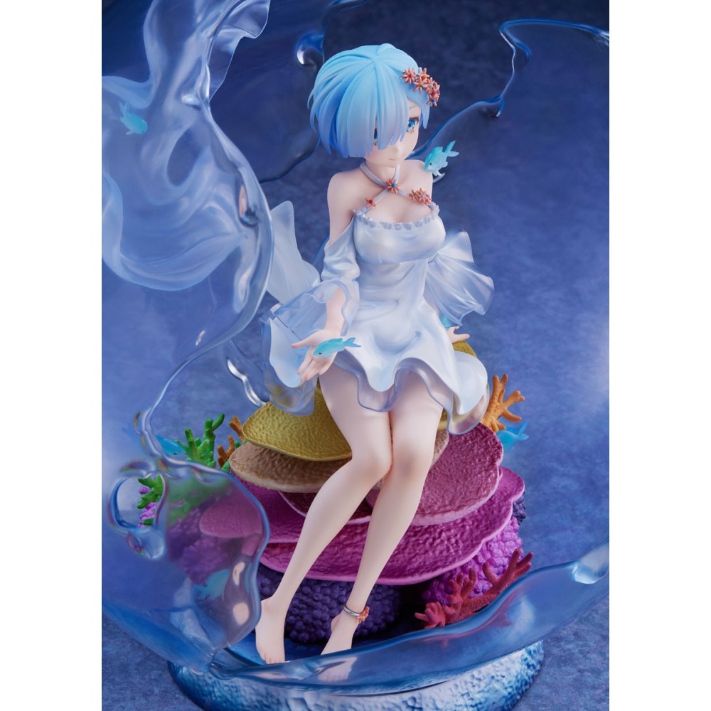 RE ZERO REM AQUA ORB 1/7 STATUA FIGURE FURYU