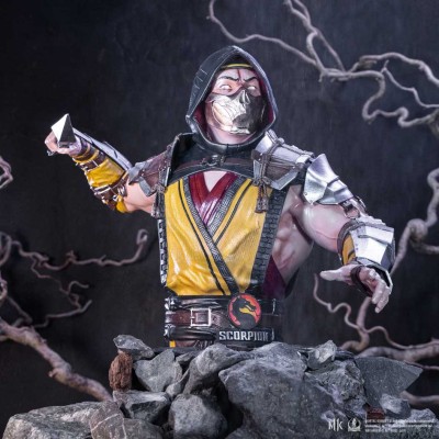 NEMESIS NOW MORTAL KOMBAT SCORPION FIGURE STATUE BUST