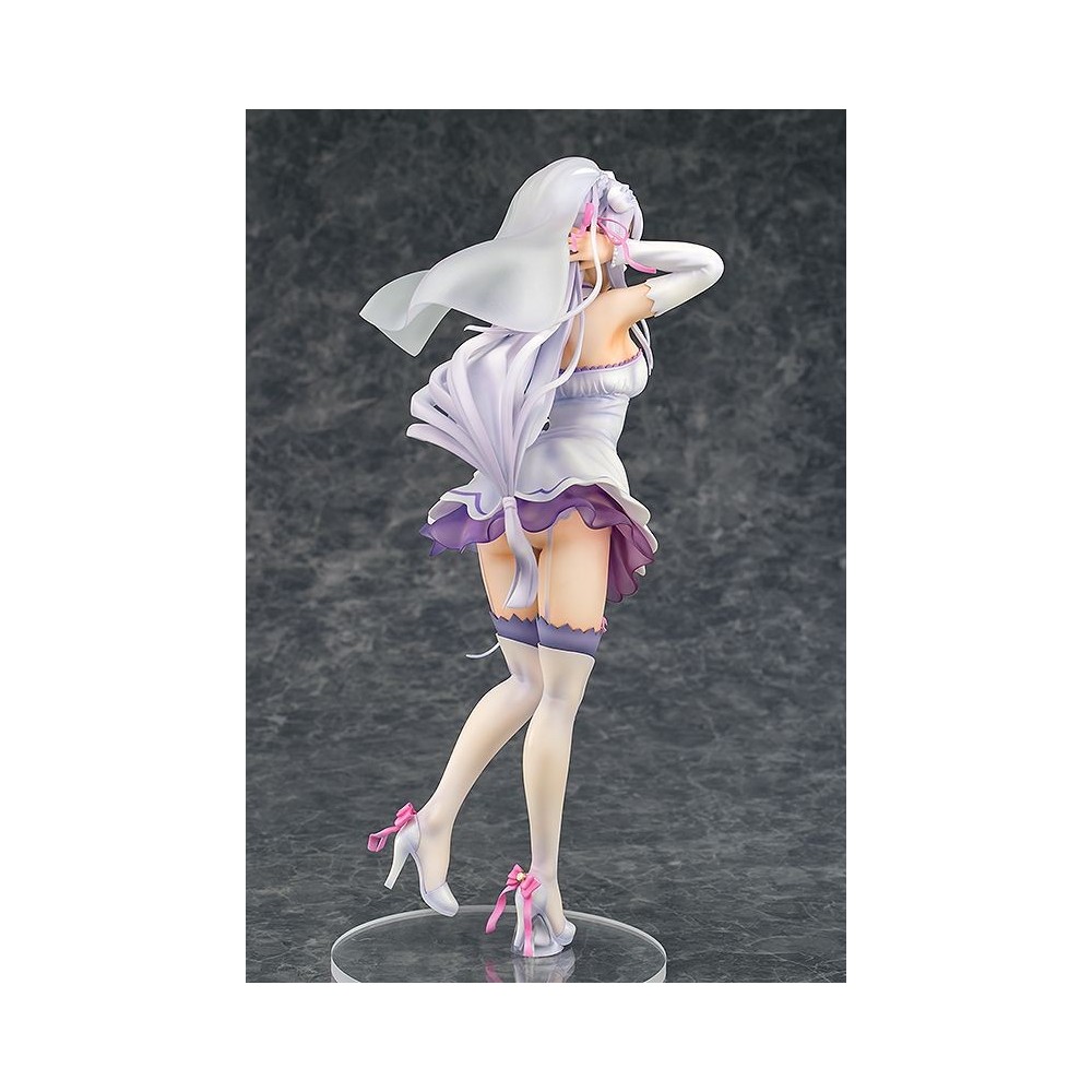RE:ZERO EMILIA WEDDING VERSION STATUA FIGURE PHAT!