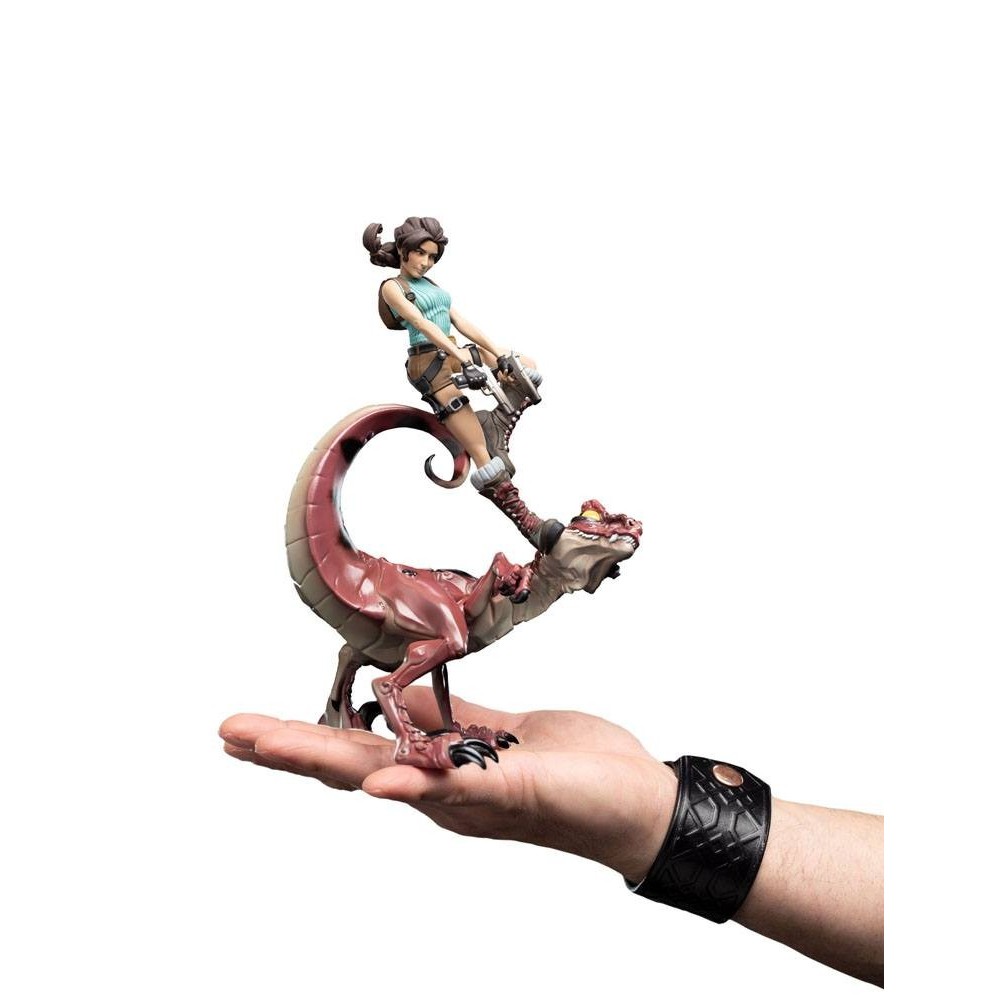 TOMB RAIDER LARA CROFT AND RAPTOR MINI EPICS FIGURE WETA