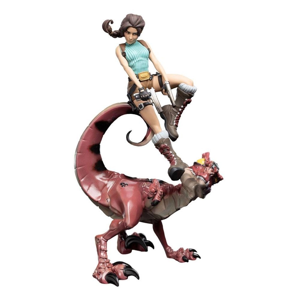 TOMB RAIDER LARA CROFT AND RAPTOR MINI EPICS FIGURE WETA