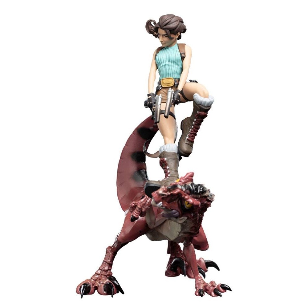 TOMB RAIDER LARA CROFT AND RAPTOR MINI EPICS FIGURE WETA