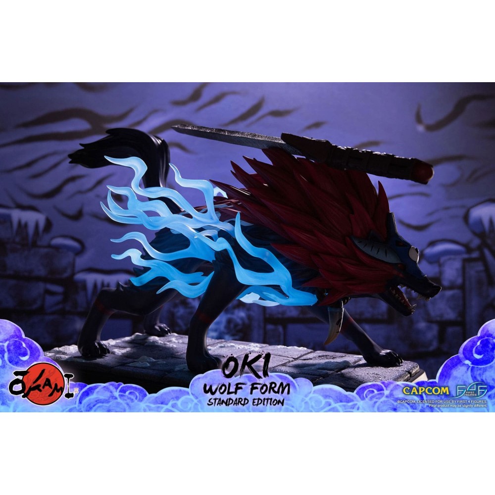 FIRST4FIGURES OKAMI OKI WOLF FORM STATUE FIGURE
