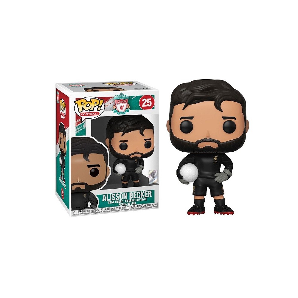 FUNKO FUNKO POP! LIVERPOOL F.C. ALISSON BECKER BOBBLE HEAD KNOCKER FIGURE
