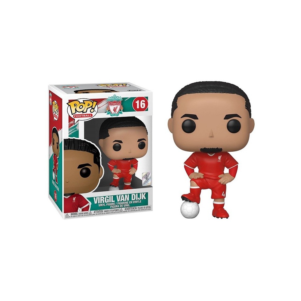 FUNKO POP! LIVERPOOL F.C. VIRGIL VAN DIJK BOBBLE HEAD KNOCKER FIGURE FUNKO