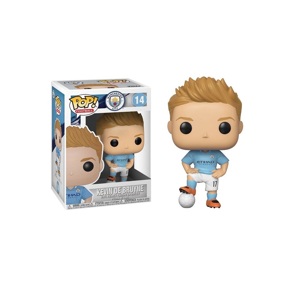 FUNKO POP! MANCHESTER CITY F.C. KEVIN DE BRUYNE BOBBLE HEAD KNOCKER FIGURE FUNKO