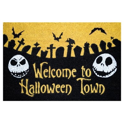 GRUPO ERIK THE NIGHTMARE BEFORE CHRISTMAS HALLOWEEN TOWN DOORMAT