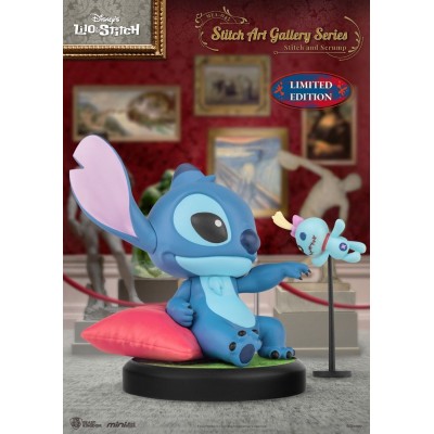 BEAST KINGDOM LILO AND STITCH ART GALLERY MINI EGG ATTACK BOX SET 6+1 FIGURES