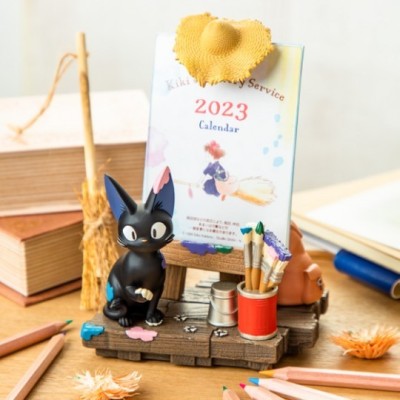 STUDIO GHIBLI KIKI'S DELIVERY SERVICE DIORAMA AND CALENDAR STATUE FIGURE