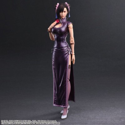 FINAL FANTASY 7 REMAKE TIFA LOCKHART SPORTY DRESS PLAY ARTS KAI ACTION FIGURE SQUARE ENIX