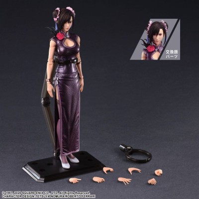 FINAL FANTASY 7 REMAKE TIFA LOCKHART SPORTY DRESS PLAY ARTS KAI ACTION FIGURE SQUARE ENIX