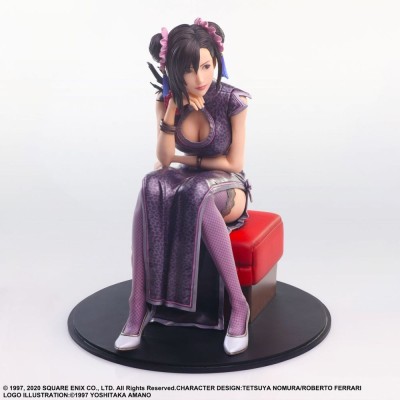 SQUARE ENIX FINAL FANTASY 7 REMAKE TIFA LOCKHART SPORTY DRESS STATICART STATUE FIGURE