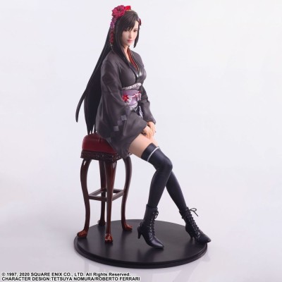 FINAL FANTASY 7 REMAKE TIFA LOCKHART EXOTIC DRESS STATICART STATUA FIGURE SQUARE ENIX