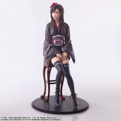 FINAL FANTASY 7 REMAKE TIFA LOCKHART EXOTIC DRESS STATICART STATUA FIGURE SQUARE ENIX