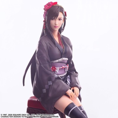 SQUARE ENIX FINAL FANTASY 7 REMAKE TIFA LOCKHART EXOTIC DRESS STATICART STATUE FIGURE