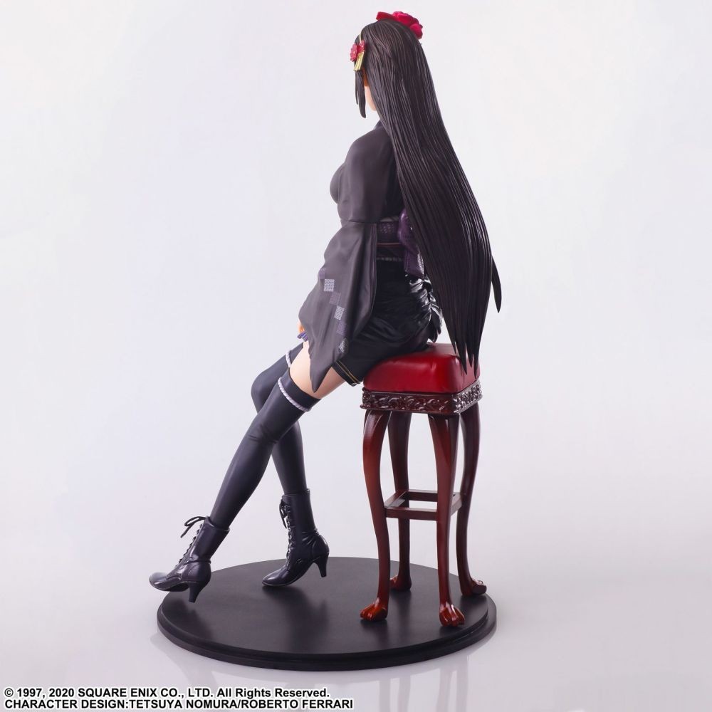 SQUARE ENIX FINAL FANTASY 7 REMAKE TIFA LOCKHART EXOTIC DRESS STATICART STATUE FIGURE