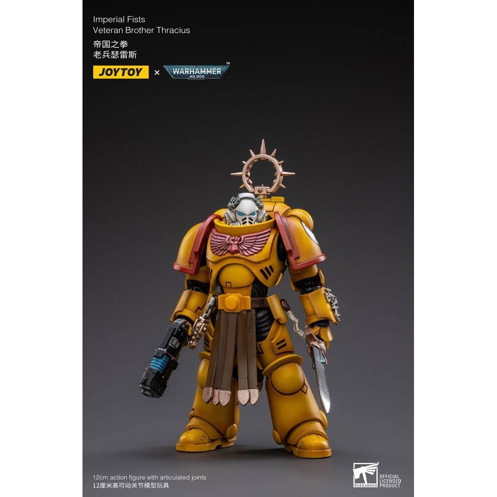 WARHAMMER 40000 IMPERIAL FISTS VETERAN BROTHER THRACIUS ACTION FIGURE JOY TOY (CN)