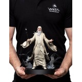 WETA LORD OF THE RINGS SARUMAN THE WHITE 26CM STATUE FIGURES OF FANDOM