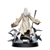 WETA LORD OF THE RINGS SARUMAN THE WHITE 26CM STATUE FIGURES OF FANDOM