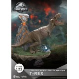 D-STAGE JURASSIC WORLD FALLEN KINGDOM T-REX STATUA FIGURE DIORAMA BEAST KINGDOM