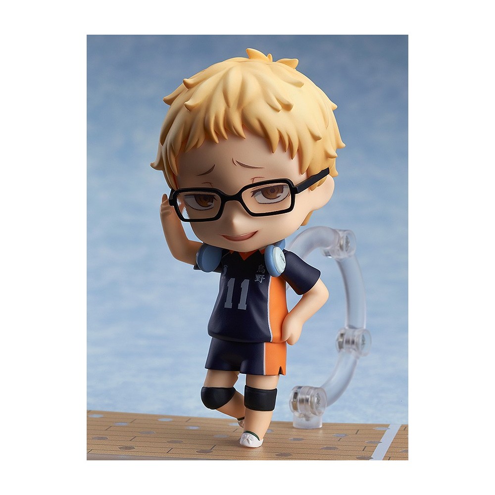 HAIKYU KEI TSUKISHIMA NENDOROID ACTION FIGURE ORANGE ROUGE