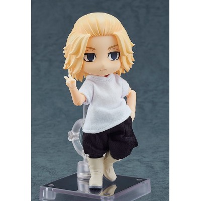 TOKYO REVENGERS MANJIRO MIKEY SANO NENDOROID DOLL ACTION FIGURE ORANGE ROUGE