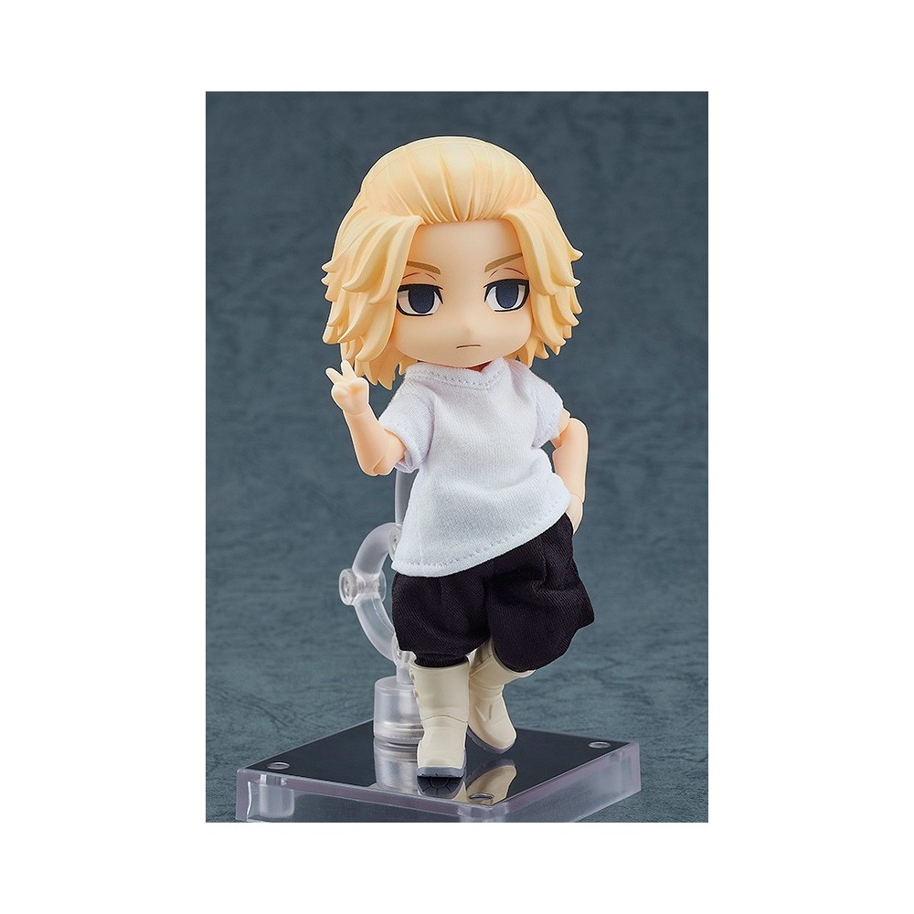 TOKYO REVENGERS MANJIRO MIKEY SANO NENDOROID DOLL ACTION FIGURE ORANGE ROUGE
