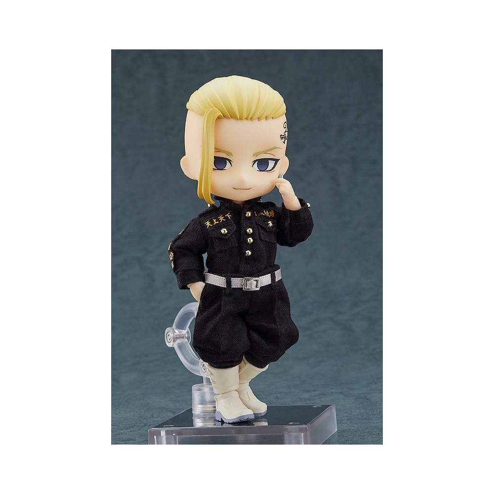 TOKYO REVENGERS KEN DRAKEN RYUGUJI NENDOROID DOLL ACTION FIGURE ORANGE ROUGE